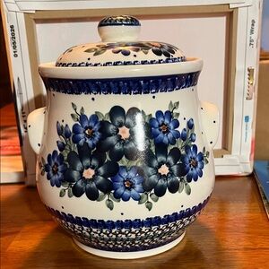 FOR KIMBERLY ONLY Polish Pottery Fermenting Crock